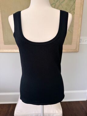 Vintage Donna Karan Black Knit Tank Top